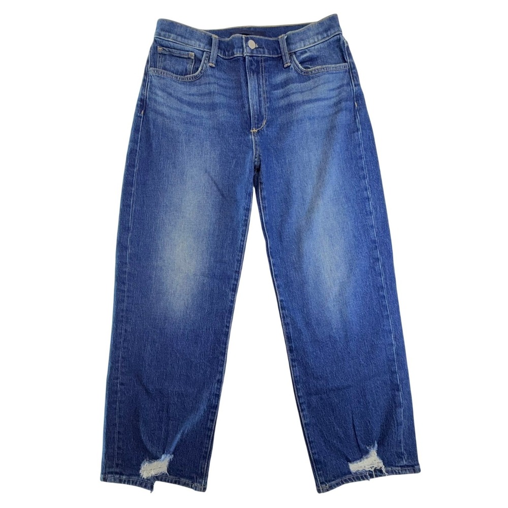 Joe's Jeans The Blake Jeans Women 28 Blue Excellent High Rise Wide Leg Crop